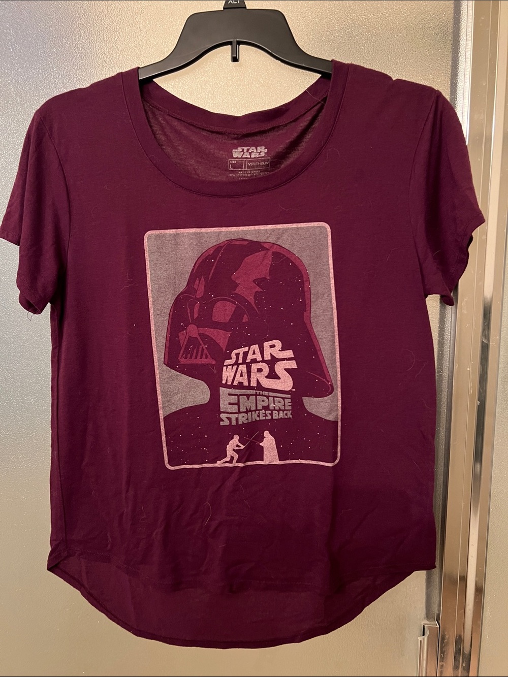 Star Wars Purple Empire Strikes Back Graphic Tee Tunic